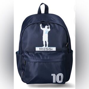 Messi Kids 16" Soccer Backpack, Dark Blue